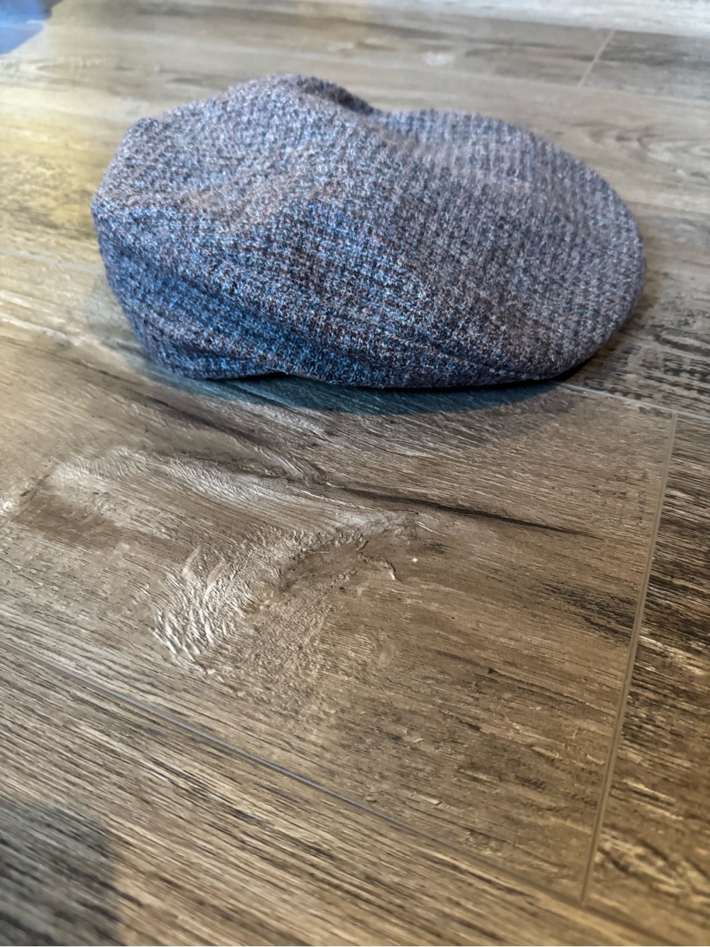 Pendleton Brown Herringbone Flat Cap